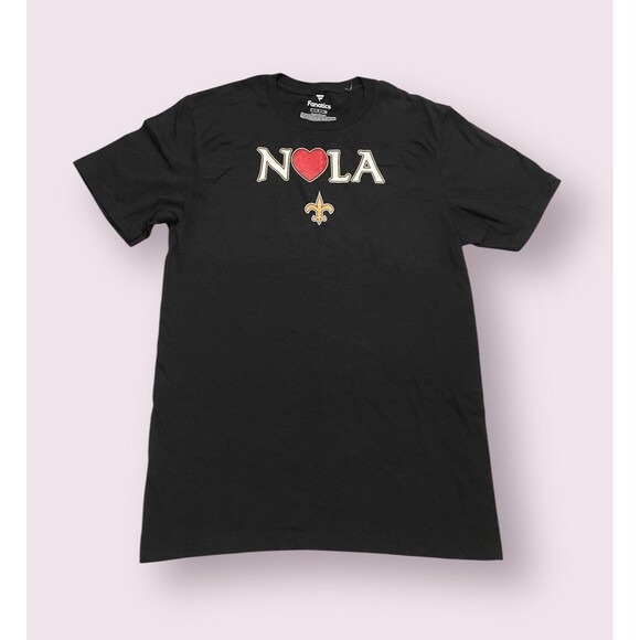Fanatics Official NFL Team Apparel New Orleans Saints Women’s T-shirt NWT Nola - Picture 1 of 6